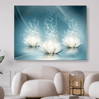 3 Lotusblüten - 5D DIY Diamond Painting