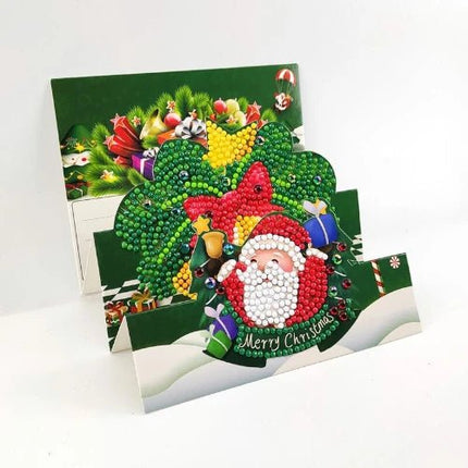 8 x Weihnachtskarten - Diamond Painting
