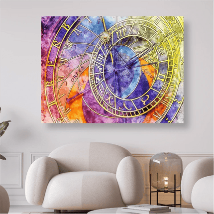 Astronomische Uhr - 5D DIY Diamond Painting