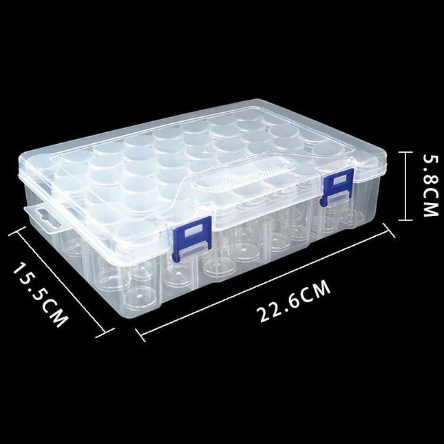 Aufbewahrungsbox mit 48 runden Dosen - Diamond Painting