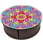Aufbewahrungsbox rund 4 Fächer Mandala 1 - Diamond Painting