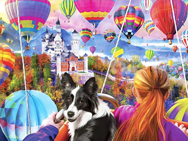 Ausflug mit dem Ballon - Voll AB 5D DIY Diamond Painting