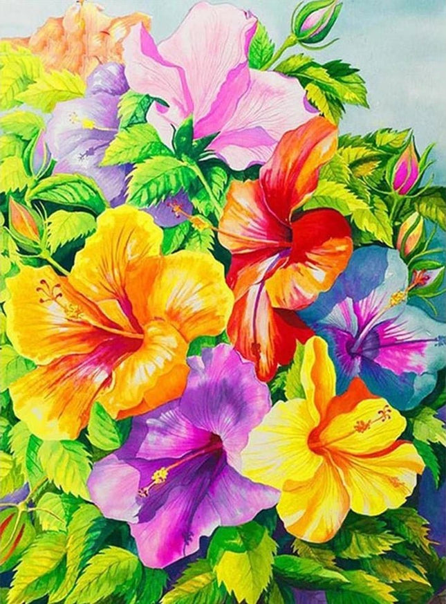 Blumenblüten - Voll AB 5D DIY Diamond Painting