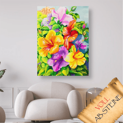 Blumenblüten - Voll AB 5D DIY Diamond Painting
