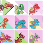 Buchzeichen 8Stk. Drache - Diamond Painting