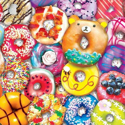 Bunte Donuts - Voll AB 5D DIY Diamond Painting