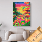 Bunte Pilzgruppe - Voll AB 5D DIY Diamond Painting