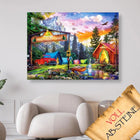 Camping mitten in der Natur - Voll AB 5D DIY Diamond Painting