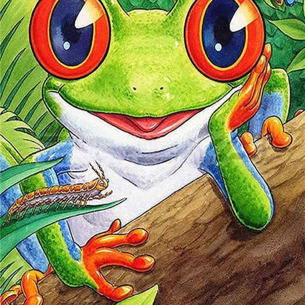 Comic Frosch - 5D DIY Diamond Painting