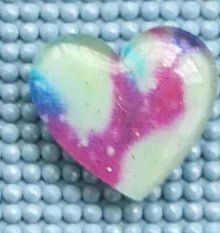 Cover Minder bunte Herzen - Diamond Painting