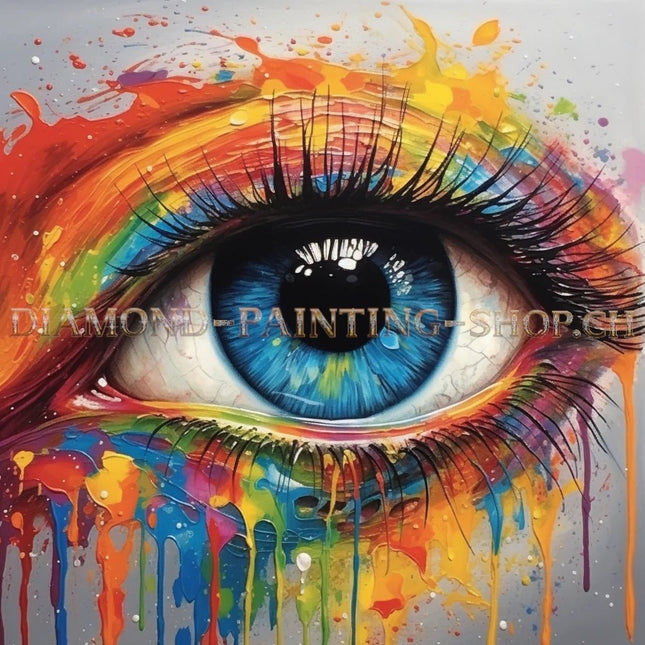 Das Regenbogenauge - 5D DIY Diamond Painting