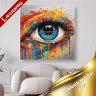 Das Regenbogenauge LA - 5D DIY Diamond Painting