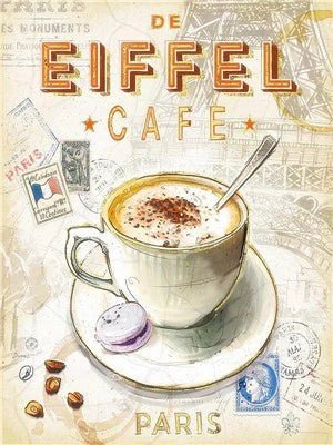 De Eiffel Cafe - 5D DIY Diamond Painting
