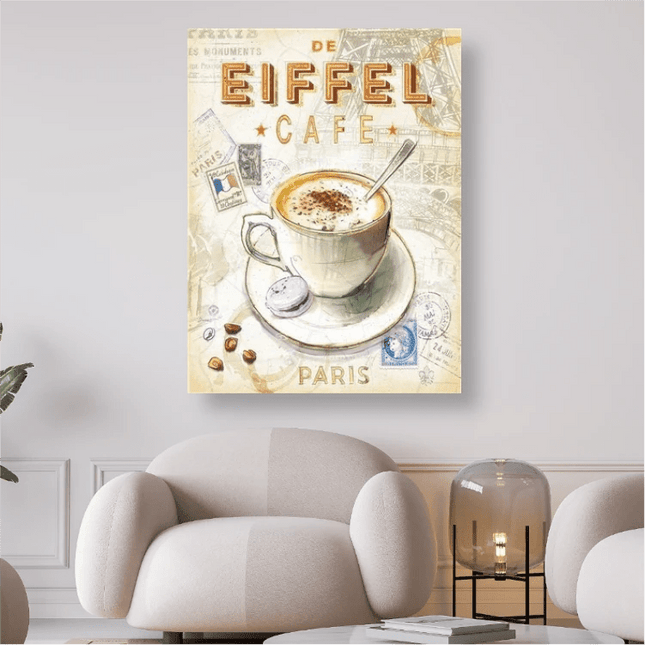De Eiffel Cafe - 5D DIY Diamond Painting