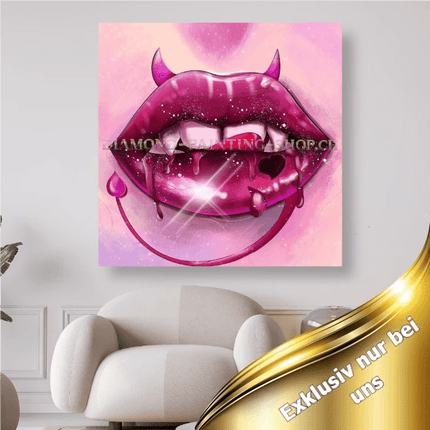 Der Vampirmund - 5D DIY Diamond Painting