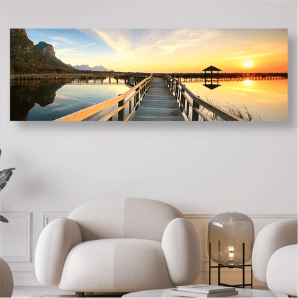 Die Brücke zum Meer - 5D DIY Diamond Painting