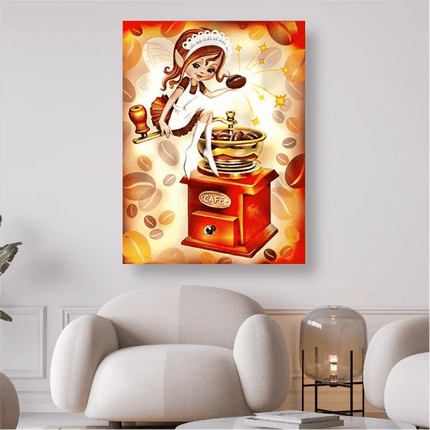 Die Kaffee Fee - 5D DIY Diamond Painting