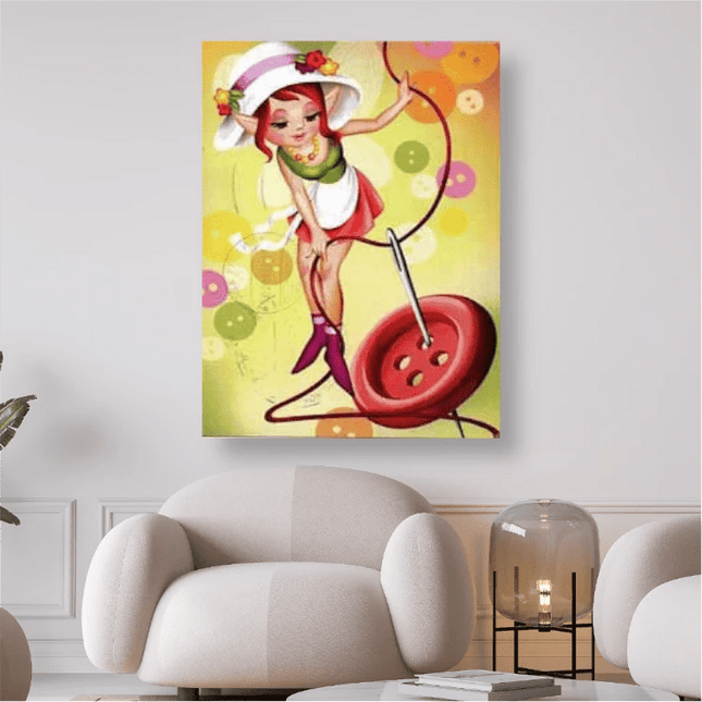 Die Näh Fee - 5D DIY Diamond Painting