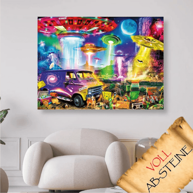 Die Ufo´s kommen - Voll AB 5D DIY Diamond Painting