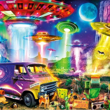 Die Ufo´s kommen - Voll AB 5D DIY Diamond Painting