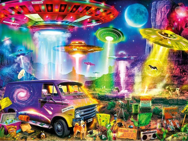 Die Ufo´s kommen - Voll AB 5D DIY Diamond Painting