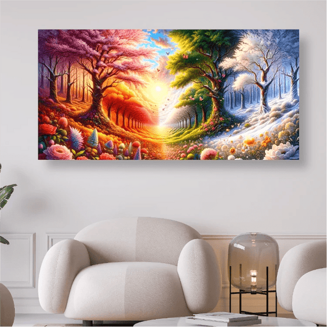 Die vier Jahreszeiten - 5D DIY Diamond Painting