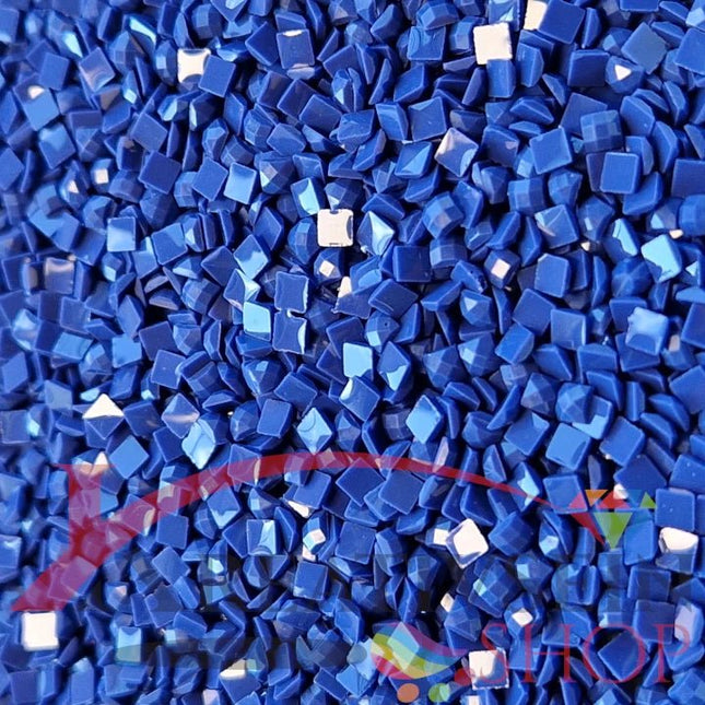 DMC 158 Blue DK - eckige Steine - Diamond Painting