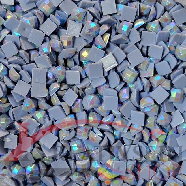 DMC 160 Petrol Blue MED - eckige Steine - Aurora Borealis (AB) - Diamond Painting