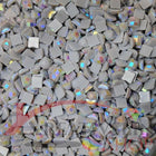 DMC 168 Silver GREY - eckige Steine - Aurora Borealis (AB) - Diamond Painting