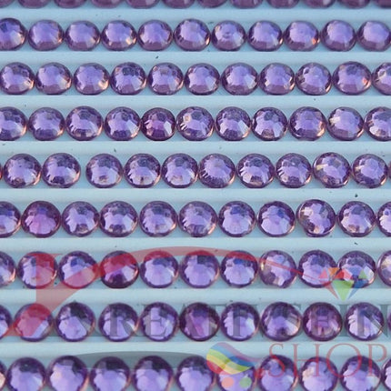 DMC 209 Lavender DK - rund Steine - Strass - Diamond Painting
