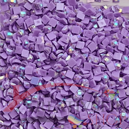 DMC 210 Lavender MED - eckige Steine - Aurora Borealis (AB) - Diamond Painting
