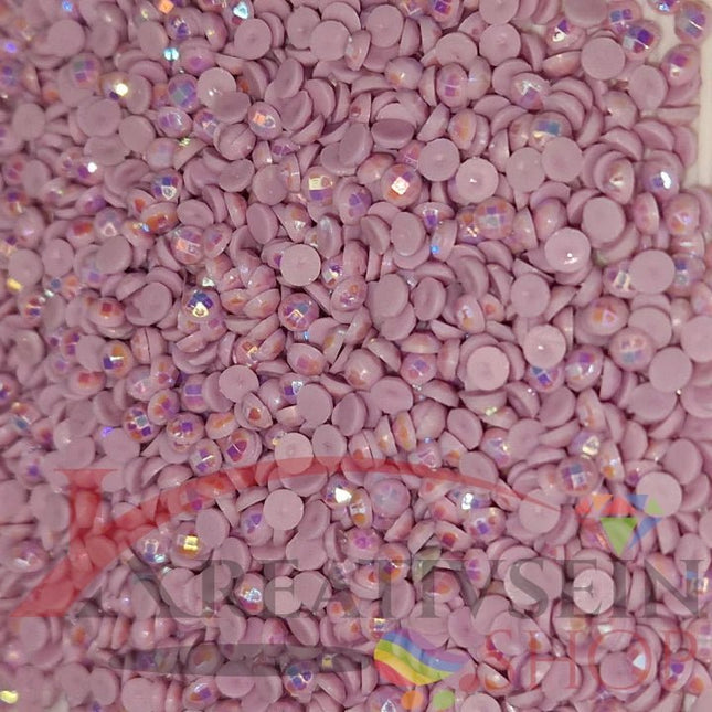 DMC 210 Lavender MED - runde Steine - Aurora Borealis (AB) - Diamond Painting