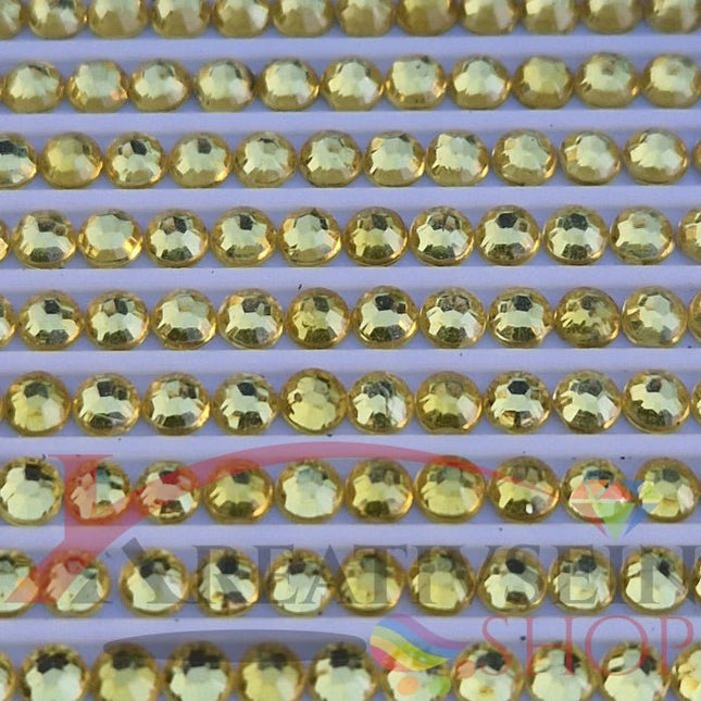 DMC 307 Lemon - rund Steine - Strass - Diamond Painting
