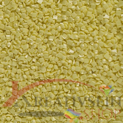DMC 3078 Golden Yellow VY LT - eckige Steine - Fairy Dust - Diamond Painting