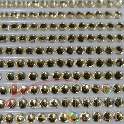 DMC 3078 Golden Yellow VY LT - rund Steine - Strass - Diamond Painting