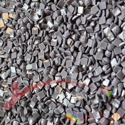 DMC 317 Pewter Grey - eckige Steine - Diamond Painting