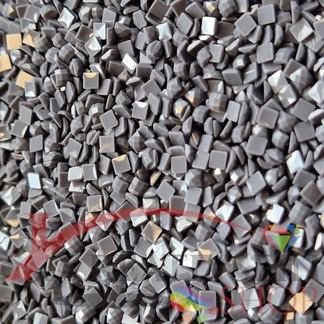 DMC 317 Pewter Grey - eckige Steine - Diamond Painting