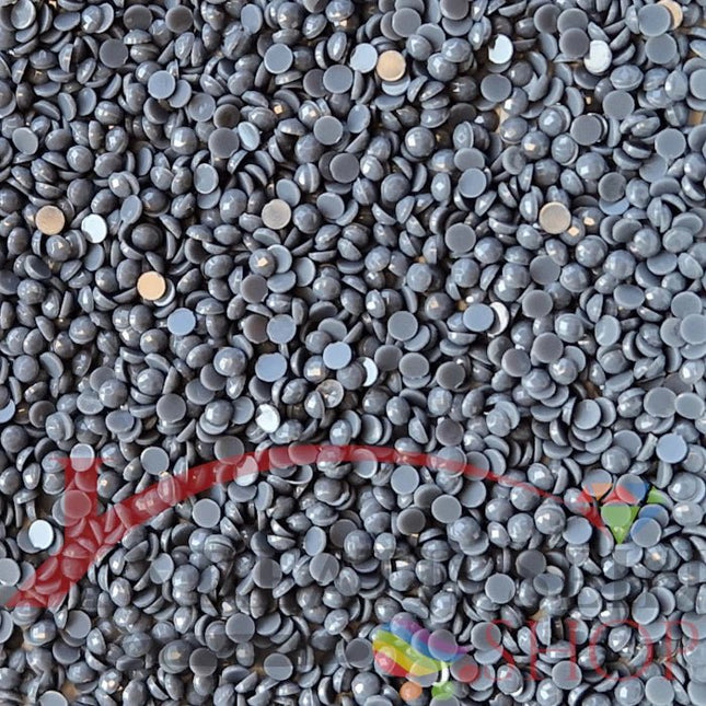 DMC 317 Pewter Grey - runde Steine - Diamond Painting