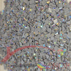 DMC 318 Steel Grey LT - eckige Steine - Aurora Borealis (AB) - Diamond Painting