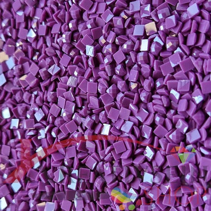 DMC 327 Violet DK - eckige Steine - Diamond Painting