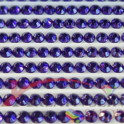 DMC 333 Blue Violet VY DK - rund Steine - Strass - Diamond Painting