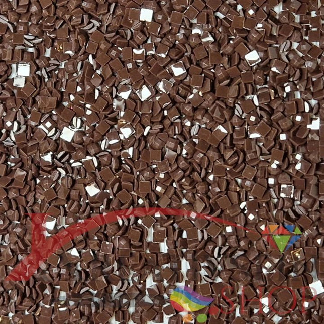 DMC 3371 Black Brown - eckige Steine - Diamond Painting