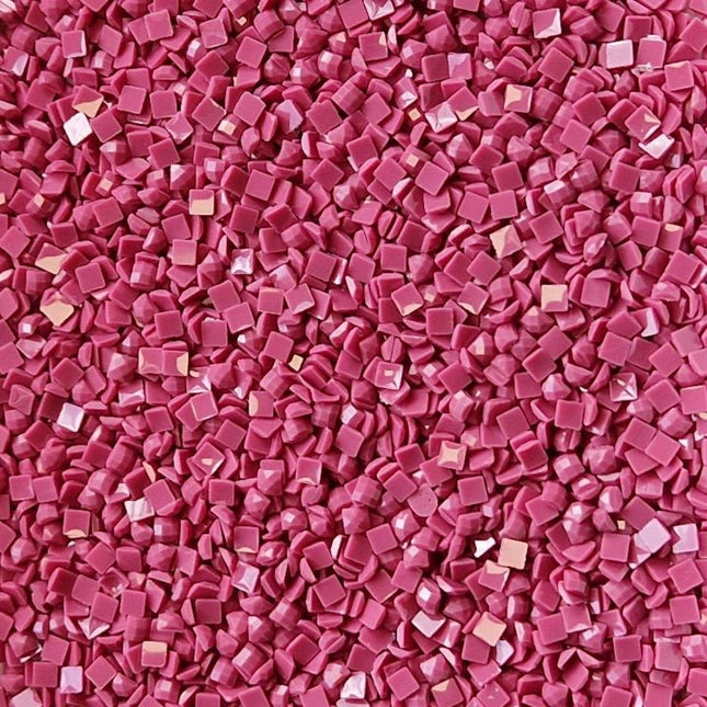 DMC 3687 Mauve - eckige Steine - Diamond Painting