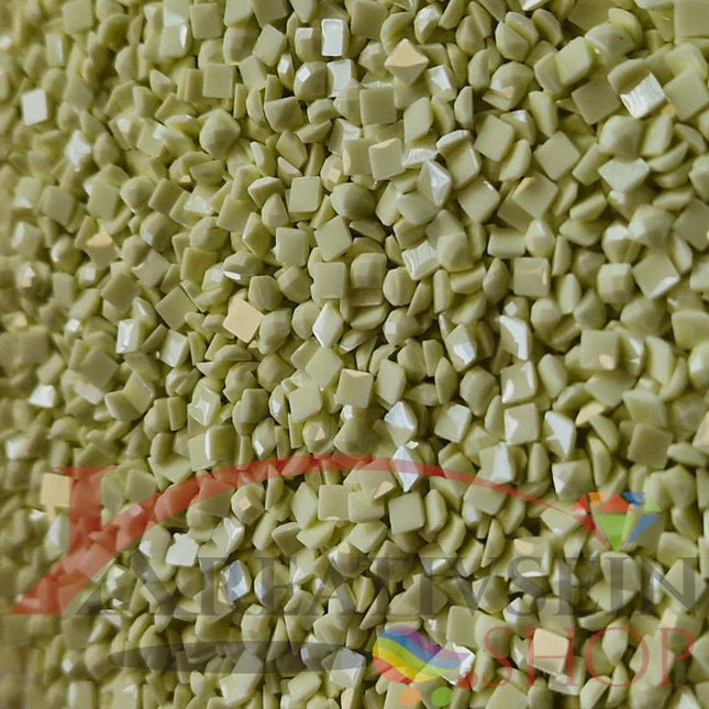 DMC 369 Pistachio Green VY LT - eckige Steine - Diamond Painting