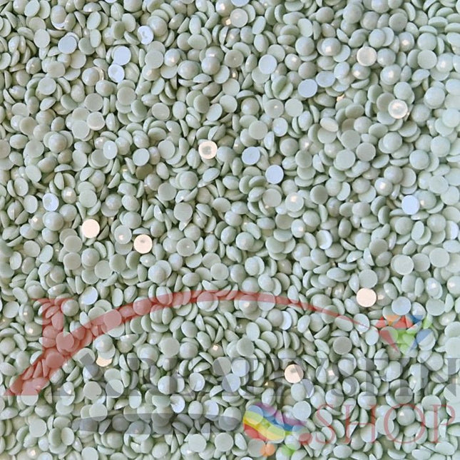 DMC 369 Pistachio Green VY LT - runde Steine - Diamond Painting
