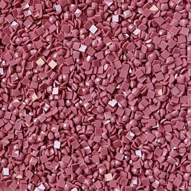 DMC 3726 Antique Mauve DK - eckige Steine - Diamond Painting