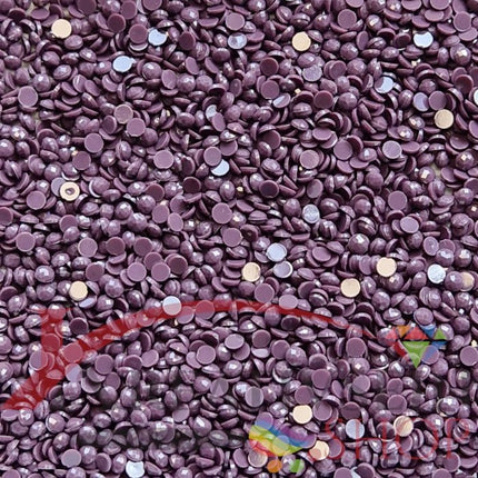 DMC 3740 Antique Violet DK - runde Steine - Diamond Painting