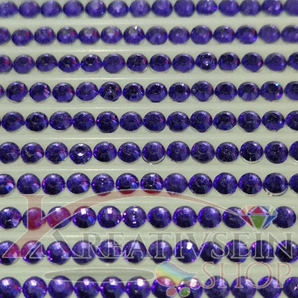 DMC 3746 Blue Violet DK - rund Steine - Strass - Diamond Painting