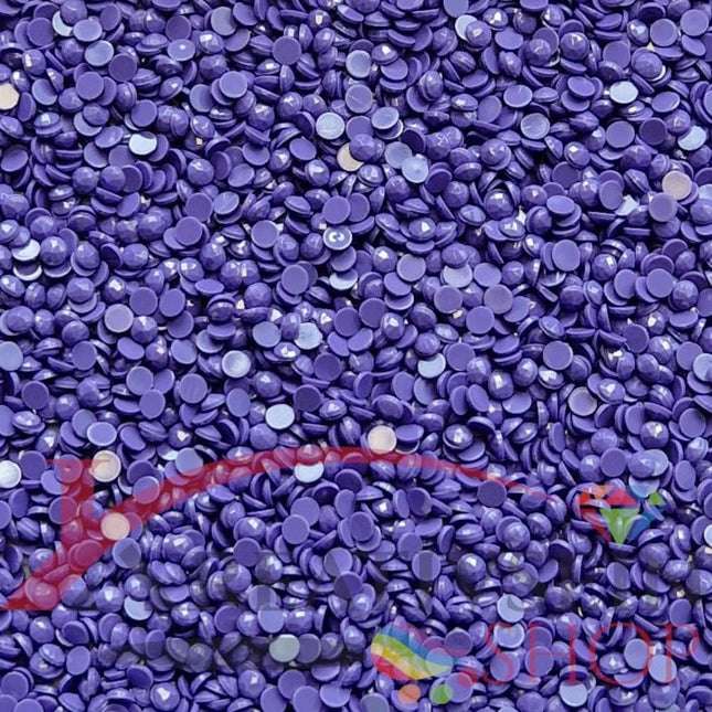 DMC 3746 Blue Violet DK - runde Steine - Diamond Painting
