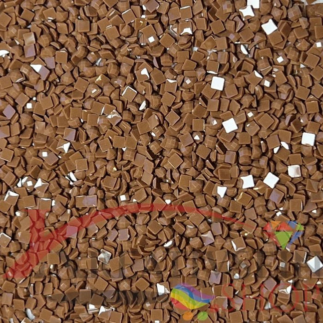 DMC 3781 Mocha Brown DK - eckige Steine - Diamond Painting